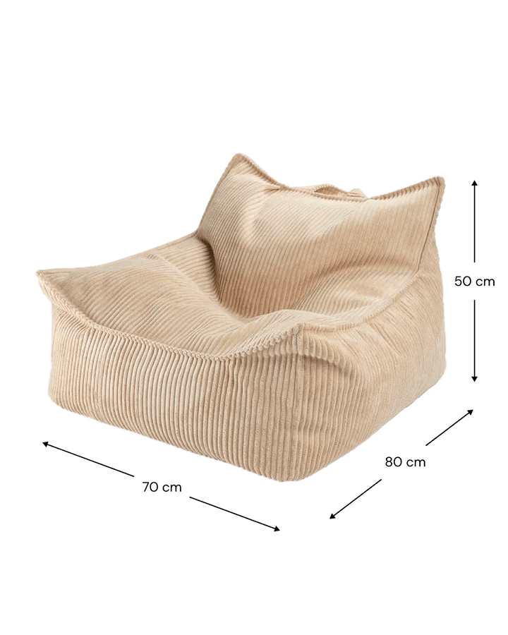 Beanbag Chair, Brown Sugar - Le Petit Marché Home Furniture