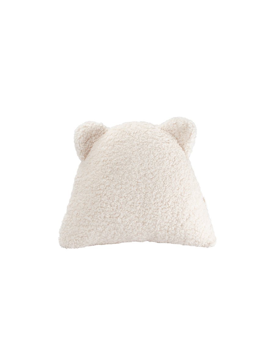 Bear Cushion, Cream White - Le Petit Marché Home Furniture