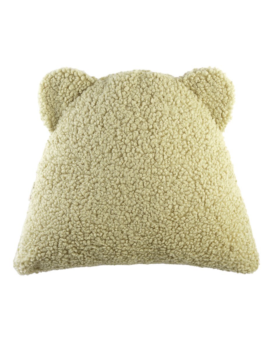 Bear Cushion, Matcha (Pre - Order) - Le Petit Marché Home Furniture