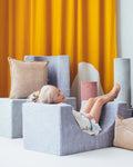 Block Cushion, Brown Sugar (Pre - Order) - Le Petit Marché Home Furniture