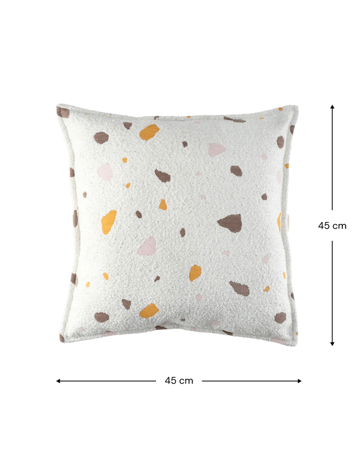 Block Cushion, Terrazzo Marble (Pre - Order) - Le Petit Marché Home Furniture