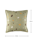 Block Cushion, Terrazzo Moss (Pre - Order) - Le Petit Marché Home Furniture