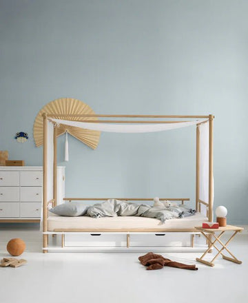 Camp bed canopy Kyoto, white - Le Petit Marché Home Furniture