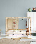 Camp bed canopy Wild, undyed - Le Petit Marché Home Furniture