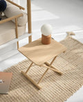 Camp bed table, high, oak - Le Petit Marché Home Furniture