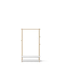 Camp clothes rail, white/oak - Le Petit Marché Home Furniture