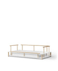 Camp Day Bed, White/Oak - Le Petit Marché Home Furniture