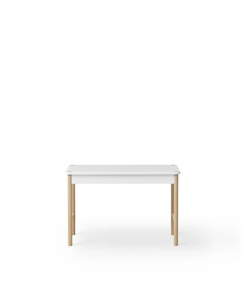 Camp toddler play table, white/oak - Le Petit Marché Home Furniture