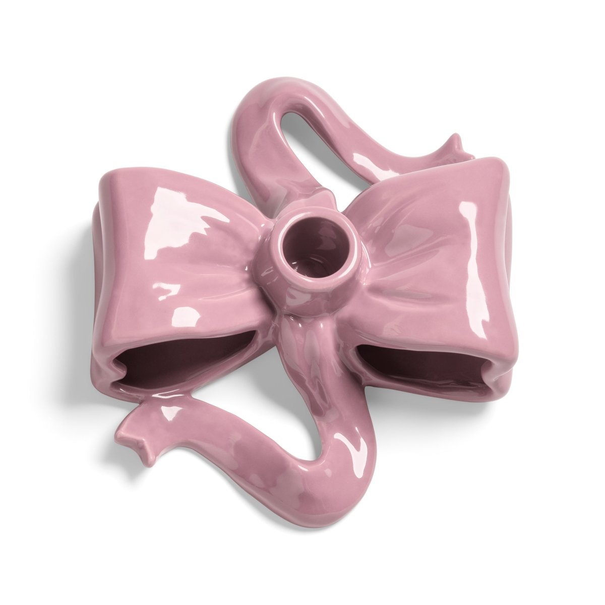 Candle Holder Ribbon, Pink - Le Petit Marché Home Furniture