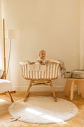 Crib Basket Bobby - Vanilla - Le Petit Marché Home Furniture