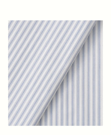 Curtain for seaside lille+ low loft bed, blue striped - Le Petit Marché Home Furniture