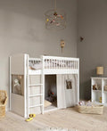 Curtain for seaside lille+ low loft bed, nature - Le Petit Marché Home Furniture