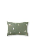 Embroidered Cushion, Sailboats - Le Petit Marché Home Furniture