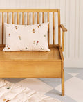 Embroidered Cushion, Songbirds - Le Petit Marché Home Furniture