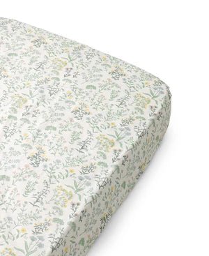 Fitted Junior sheet 68x162 cm, Summer Flowers - Le Petit Marché Home Furniture