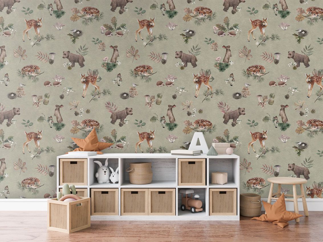 Forest Gathering - Green - Le Petit Marché Home Furniture