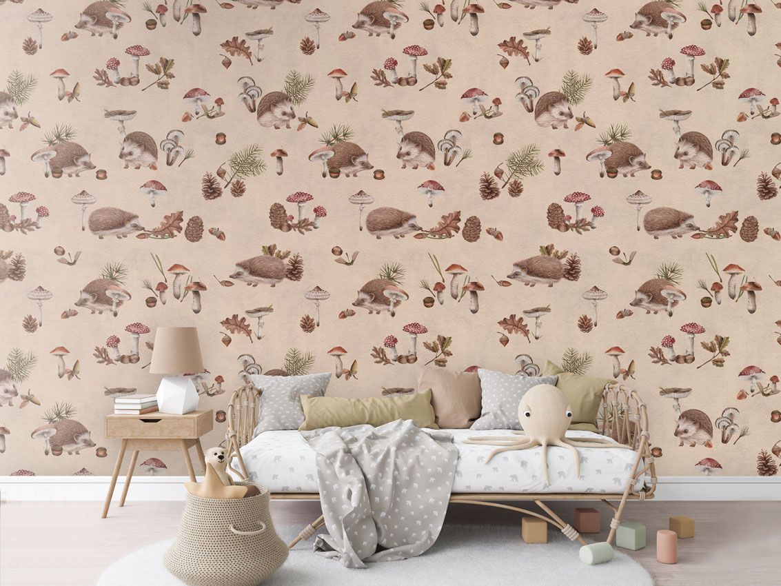 Happy Hedgehog - Beige - Le Petit Marché Home Furniture