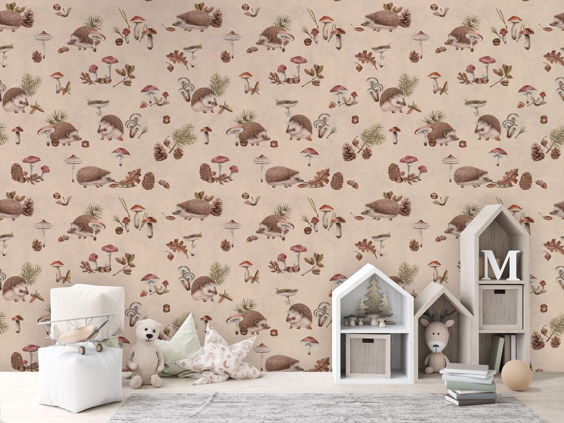 Happy Hedgehog - Beige - Le Petit Marché Home Furniture