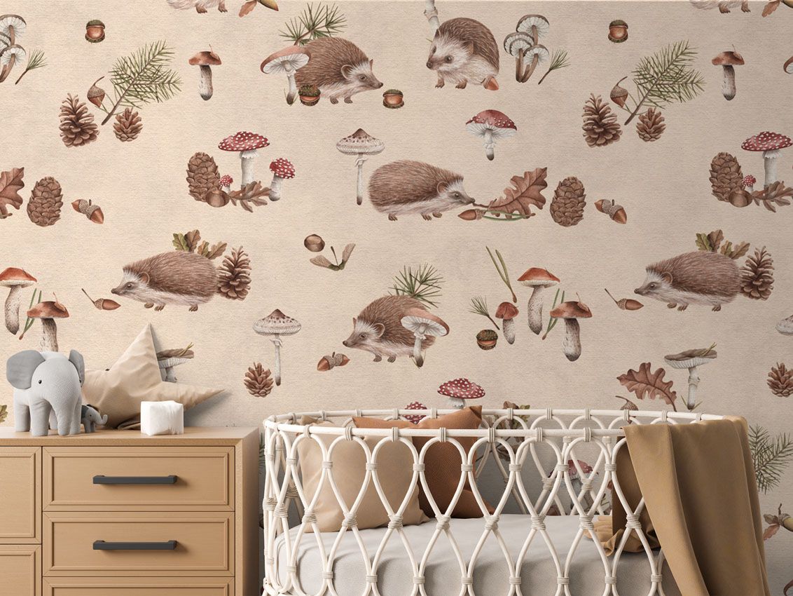 Happy Hedgehog - Beige - Le Petit Marché Home Furniture