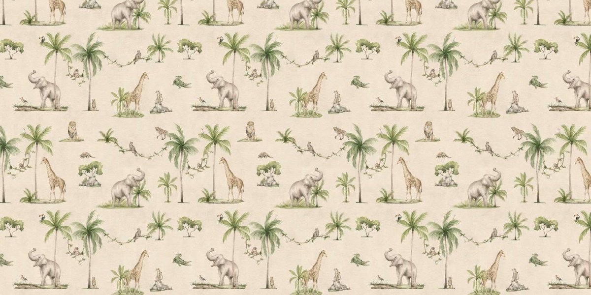 Joyful Jungle - Sand - Le Petit Marché Home Furniture