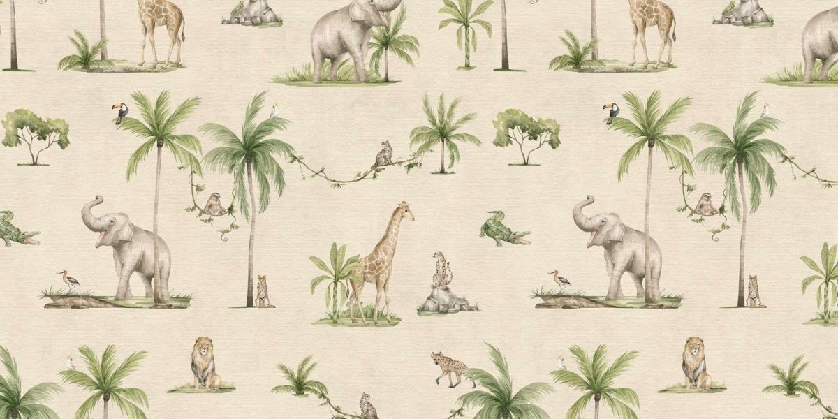 Joyful Jungle - Sand - Le Petit Marché Home Furniture