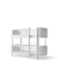 Mini+ cot bed & Mini+ junior bed to low bunk bed, white - Le Petit Marché Home Furniture