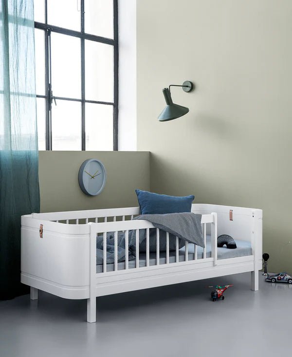 Mini+ low bunk bed to 2 junior beds, white - Le Petit Marché Home Furniture