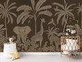 Monochrome Jungle - Brown Vintage - Le Petit Marché Home Furniture