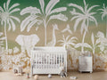 Monochrome Jungle - Green Sky - Le Petit Marché Home Furniture