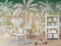 Monochrome Jungle - Green Sky - Le Petit Marché Home Furniture