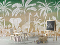 Monochrome Jungle - Green Sky - Le Petit Marché Home Furniture