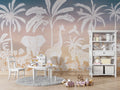 Monochrome Jungle - Pink Sky - Le Petit Marché Home Furniture