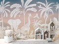 Monochrome Jungle - Pink Sky - Le Petit Marché Home Furniture