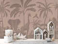 Monochrome Jungle - Pink Vintage - Le Petit Marché Home Furniture