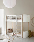 Play mattress, Wood Mini+ low loft bed - Le Petit Marché Home Furniture