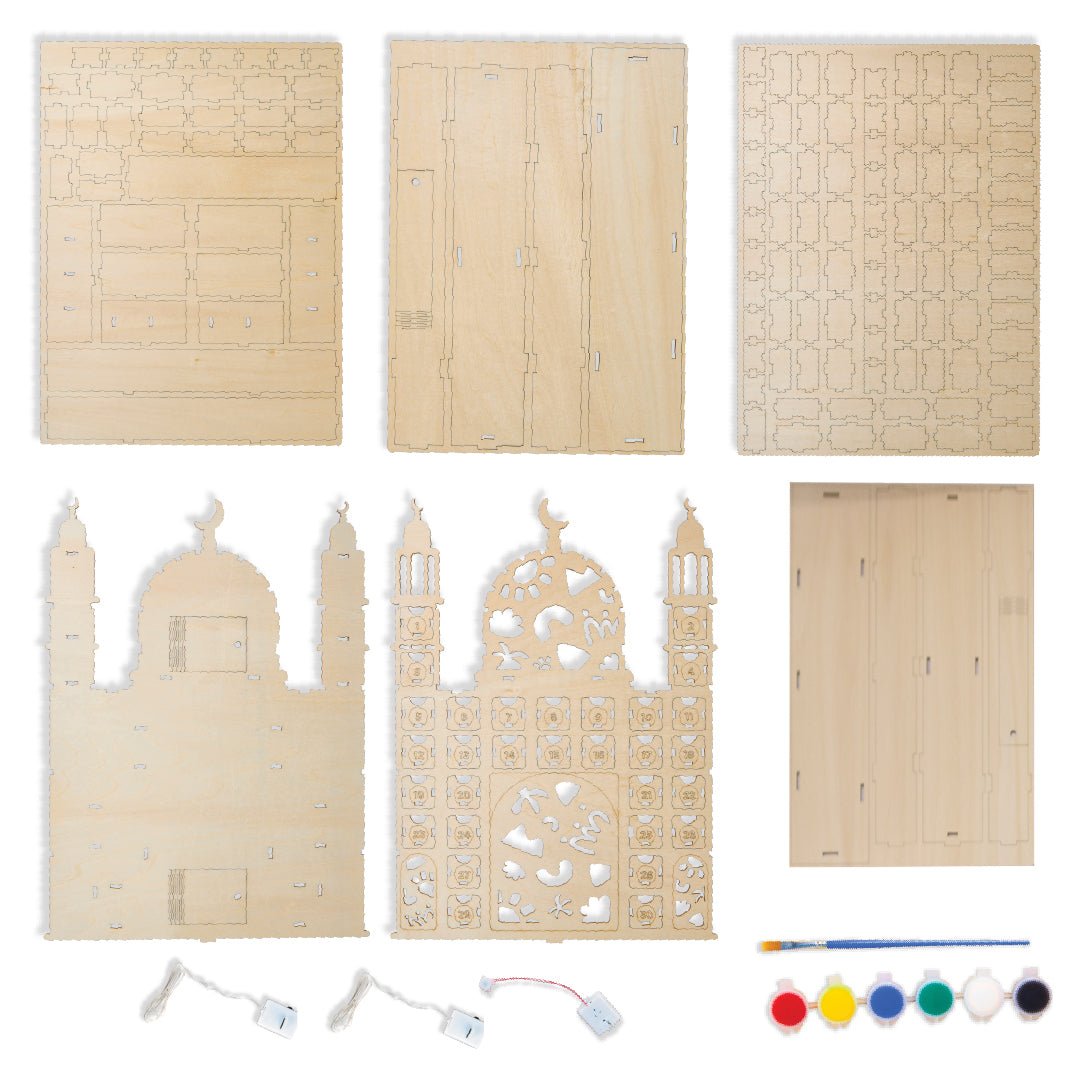 Ramadan Mosque Puzzle Kit - Le Petit Marché Home Furniture