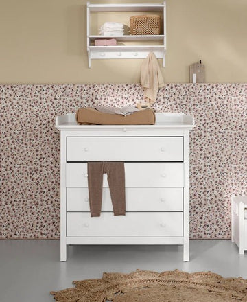 Seaside nursery top for dresser with 4 drawers - Le Petit Marché Home Furniture