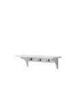 Seaside shelf with hooks, 60x20 cm - Le Petit Marché Home Furniture