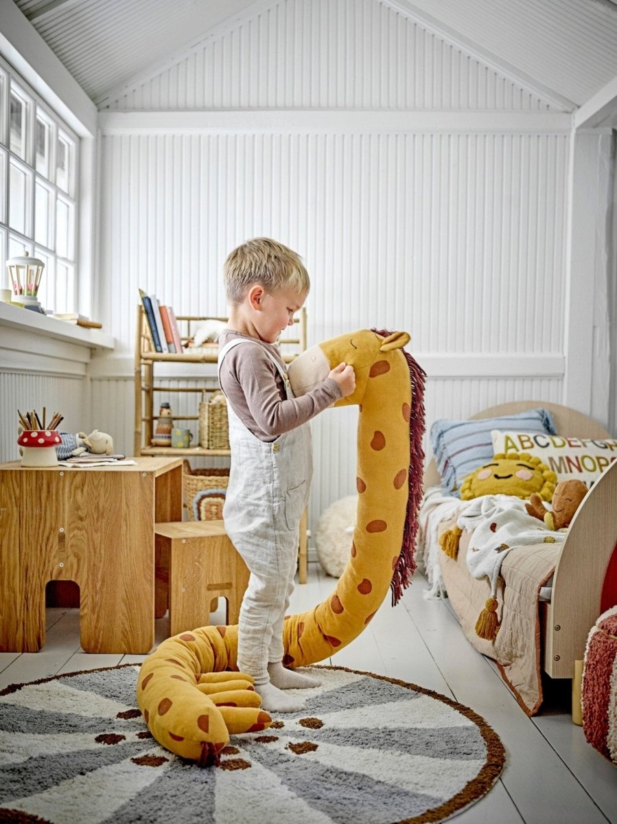 Soft Toy Ibber Giraffe, Orange - Le Petit Marché Home Furniture