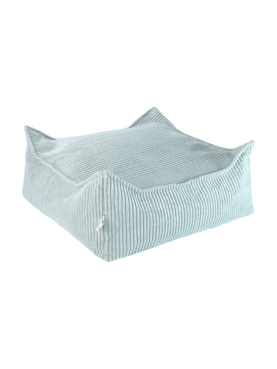 Square Ottoman, Peppermint Green - Le Petit Marché Home Furniture