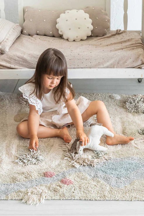 Washable Play Rug - Path of Nature - Le Petit Marché Home Furniture