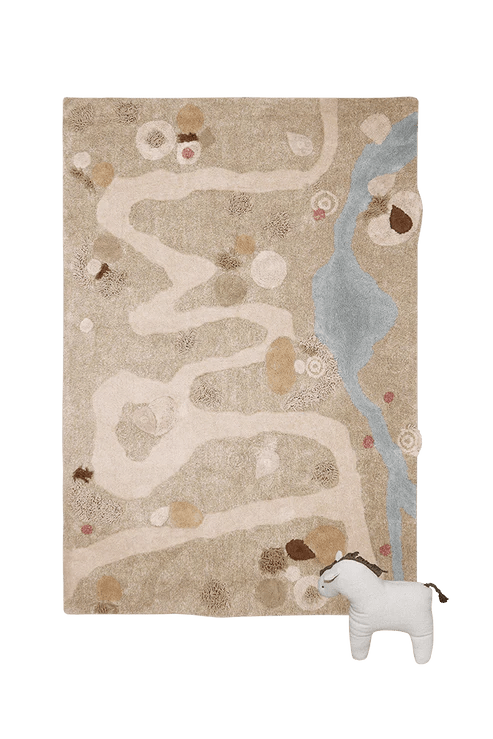 Washable Play Rug - Path of Nature - Le Petit Marché Home Furniture