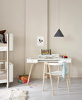 Wood Armchair Adjsutable White/Oak - Le Petit Marché Home Furniture