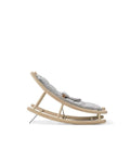 Wood Baby & Toddler Rocker, Oak/Grey - Le Petit Marché Home Furniture