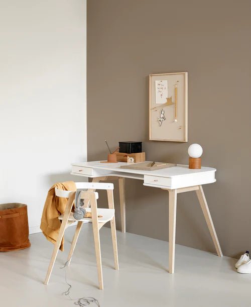 Wood desk 72,6 cm & armchair - Le Petit Marché Home Furniture