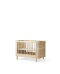 Wood Mini+ Cot Bed incl. Junior Kit, Oak - Le Petit Marché Home Furniture