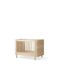 Wood Mini+ Cot Bed, Oak - Le Petit Marché Home Furniture