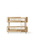 Wood Mini+ Low Bunk Bed, Oak - Le Petit Marché Home Furniture