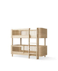 Wood Mini+ low bunk bed, oak - Le Petit Marché Home Furniture