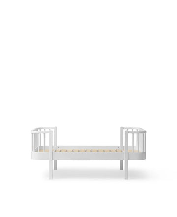 Wood Original Junior Bed, White - Le Petit Marché Home Furniture